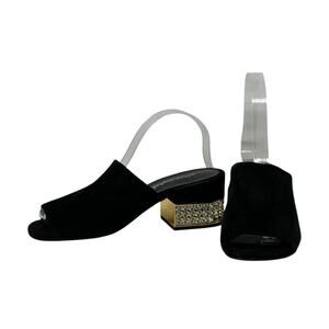 Jeffrey Campbell Diamond Studded Heel Sandal size 6